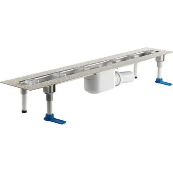 HL Odtokový žlab z nerezové oceli k zabudování do plochy, odtok DN50