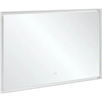 Zrcadlo Villeroy & Boch Subway 3.0 zrcadlo s LED osvětlením 120x75x4,75 cm, hliníkový rám