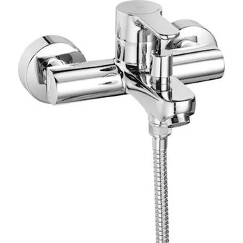 Vodovodní baterie Roca L20 vanová nástěnná baterie bez sprchové sady, chrom