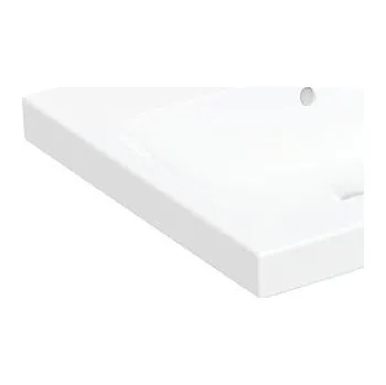 Umyvadlo Geberit iCon umyvadlo na desku, 60x48 cm, bez otvoru pro baterii, s přepadem, bílá