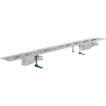 HL Odtokový žlab z nerezové oceli k zabudování do plochy, dva odtoky DN50