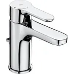 Roca L20 umyvadlová stojánková baterie páková, výška 14,2 cm, s výpustí, chrom