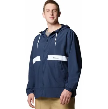 Pánská móda Columbia Spire Valley™ Hooded Windbreaker M 2117053465 - collegiate navy white 2X