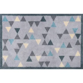 Rohožka Turtle® Mat Absorpčná rohožka do domácnosti - Triangles Rozmer: 50x75 cm