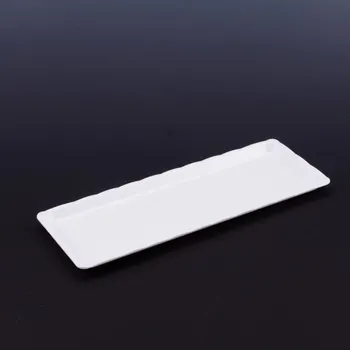 Jedlá dekorace na dort Dortisimo Cesil Plastová podložka bílá 10 x 30 cm