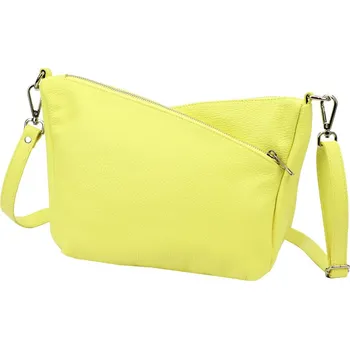 Kožená kabelka limetková žlutá Luka KZ2257159