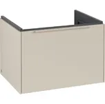 Villeroy & Boch Subway 3.0 - Umyvadlová skříňka, 62x43x48 cm, 1 zásuvka, Cashmere Grey C57502VN