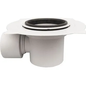 HL Těleso podlahové vpusti DN75 s ležatým odtokem, s pevnou izolačním přírubou