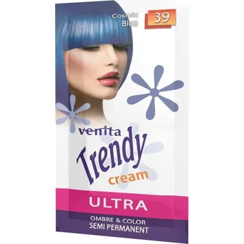 Barva na vlasy Venita, Trendy Cream Ultra vlasy dye 39 Cosmic Blue 35ml
