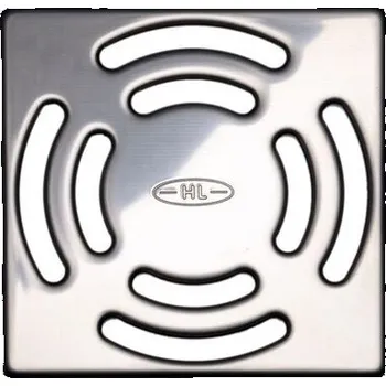 Sifon HL Vtoková mřížka 13,8x13,8 cm, nerez