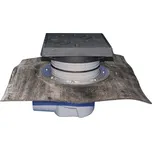 HL Velkokapacitní dvorní vtok DN110, ležatý odtok s živičným pásem, ZU