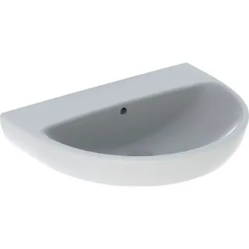 Umyvadlo Geberit Selnova umyvadlo 65x50 cm, bez otvoru pro baterii, s přepadem, bílá