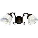 Sapho BRINDISI svítidlo 2xE14, 40W, 230V, keramické stínítko, bronz