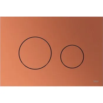 Splachovací tlačítko Tece TECEloop ovládací tlačítko pro 2 množství splachování, metalický červený bronz