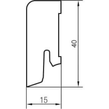 soklová lišta LIŠTA dýhovaná, PEDROSS MTS/ cubica 15*40 Ipe doprodej sleva 50%