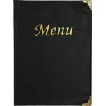 Jídelní lístek BASIC A4, černá