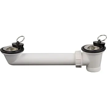 Sifon HL Odpadní souprava DN40x6/4”se dvěma odpadními ventily