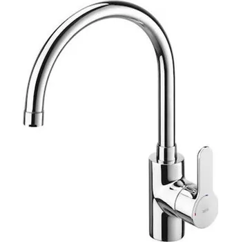 Roca L20 dřezová stojánková baterie s vysokým výtokem, chrom