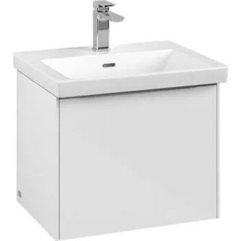 Koupelnový nábytek Villeroy & Boch Subway 3.0 skříňka pod umyvadlo s osvětlením 52,3x44,75x42,9 cm, 1x zásuvka, Brilliant White