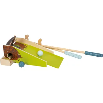 Dřevěná hračka Small Foot 12439 dětský minigolf Krtek