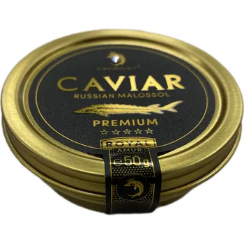 konzervovaná ryba Kaviár černý Royal Diamand 50g (plech) Cavipoint