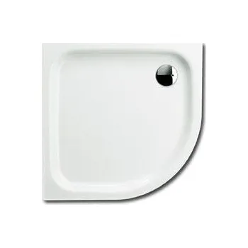 Sprchová vanička Kaldewei Zirkon 601-1 čtvrtkruhová asymetrická sprchová vanička 80x90 cm, Antislip, bez polystyrénového nosiče, bílá