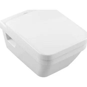 Klozet Villeroy & Boch Architectura závěsné WC, 37x53 cm, bez vnitřního okraje, TwistFlush, CeramicPlus, AntiBac, bílá Alpin