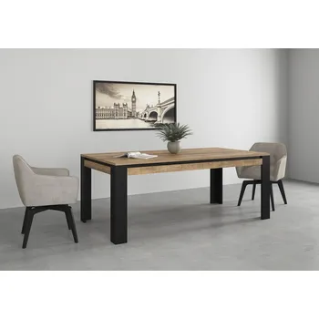 Jídelní stůl Jídelní stůl Tudor - dub samdal / černá