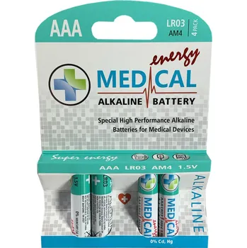 Článková baterie Baterie Medical alkalická AAA baterie 1,5V LR03