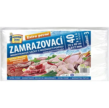 Sáček na potraviny Zamrazovací sáček Extra 30x40 cm 40 ks (akční sada 5 ks)