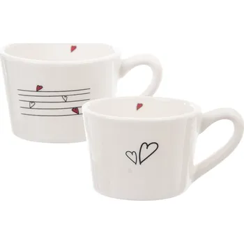 Hrnek SRDÍČKA 0,23 l 2 ks (akční sada 2 ks)