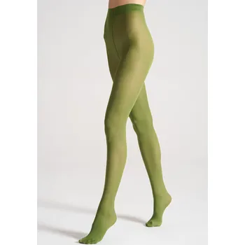 Dámské punčochy Veneziana Satin 40 • 4-L • zelená • punčochové kalhoty 40 DEN