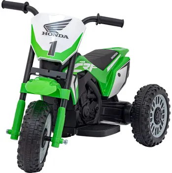 Dětské elektrovozidlo Dětská elektrická motorka Honda CRF 450R na 3 kolech – Zelená