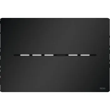 Splachovací tlačítko Tece TECEsolid ovládací tlačítko bezdotykové, napájení 12 V, nerez ocel, černá mat