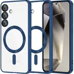 Techsuit Luxury Crystal MagSafe, Samsung Galaxy S25, modrý