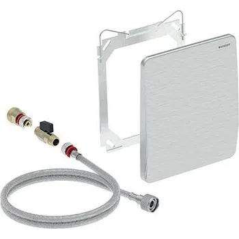 Splachovací tlačítko Geberit rekonstrukční souprava, k ovládání splachování pisoárů, krycí deska nebo ovládací tlačítko 18x21 cm