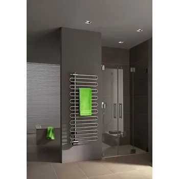Radiátor Kermi ICARO topný žebřík 1446x58x600mm, levé/pravé provedení, stříbrná lesklá