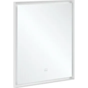 Zrcadlo Villeroy & Boch Subway 3.0 zrcadlo s LED osvětlením 65x75x4,75 cm, hliníkový rám