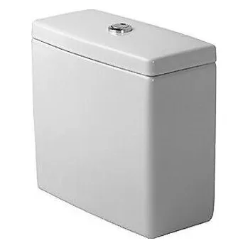 WC nádržka Duravit Starck3 splachovací nádrž 39x18,5 cm, připojení dole vlevo, WonderGliss, bílá