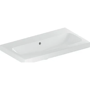 Umyvadlo Geberit iCon umyvadlo, 75x42 cm, bez otvoru pro baterii, s přepadem, KeraTect, bílá