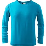 MALFINI Dětské tričko s dlouhým rukávem Long Sleeve - Tyrkysová | 146 cm (10 let)