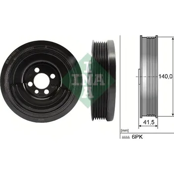 Řemenice, klikový hřídel Schaeffler INA 544 0163 10