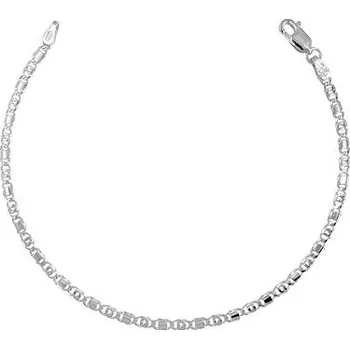 Náramek Stříbrný náramek zdobená žiletka délka náramku 16cm