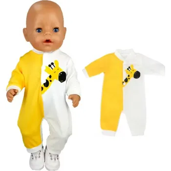 Oblečky pro American girl a Baby Born 43 cm Varianta: A18 žluté body