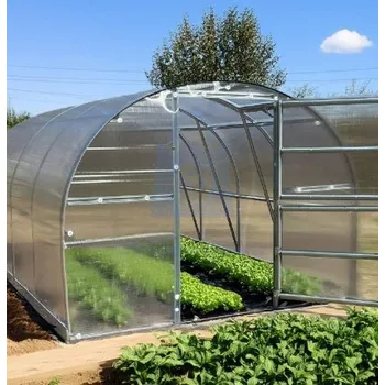 Skleník Skleník polykarbonátový KYKLOP2, LanitPlast 4000 x 3000 x 2000 mm, PC 6 mm, černý, balení 1 ks