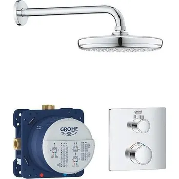 Vodovodní baterie Grohe Grohtherm Sprchový set Tempesta 210 s termostatem pod omítku, chrom