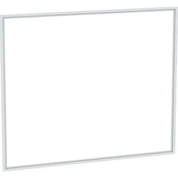 Koupelnový nábytek Geberit ONE krycí rám pro zrcadlovou skříňku 120 cm, hliník/bílá