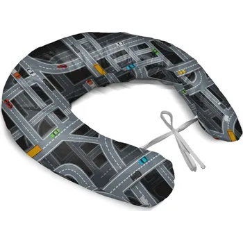 Polštář Sablio Těhotenský polštář Dětská autodráha