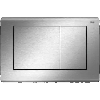 Splachovací tlačítko Tece TECEplanus ovládací tlačítko pro 2 množství splachování, broušená nerezová ocel