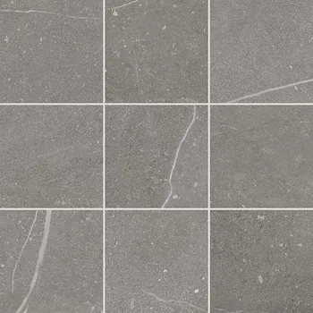 Obklad Fly Smoke - dlaždice rektifikovaná 9,8x9,8 tmavě šedá DAK11884